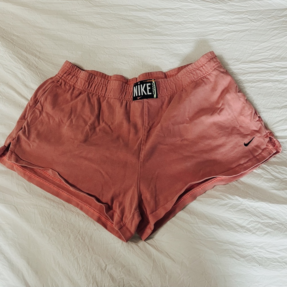Pink Nike Sweat Shorts